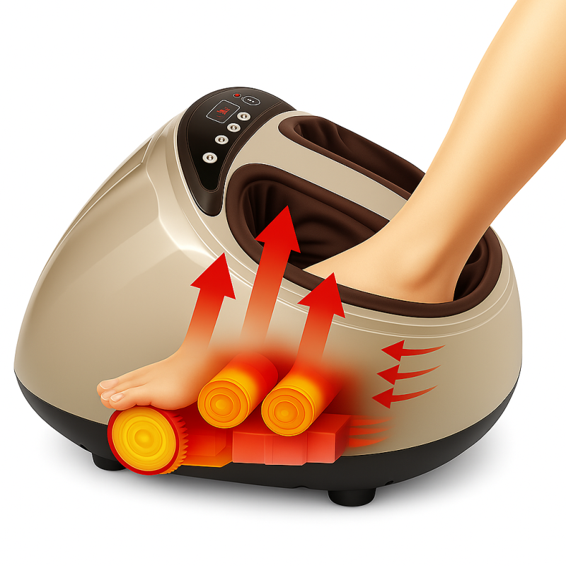3D Шиацу електрически домашен масажор за крака ZENET 762