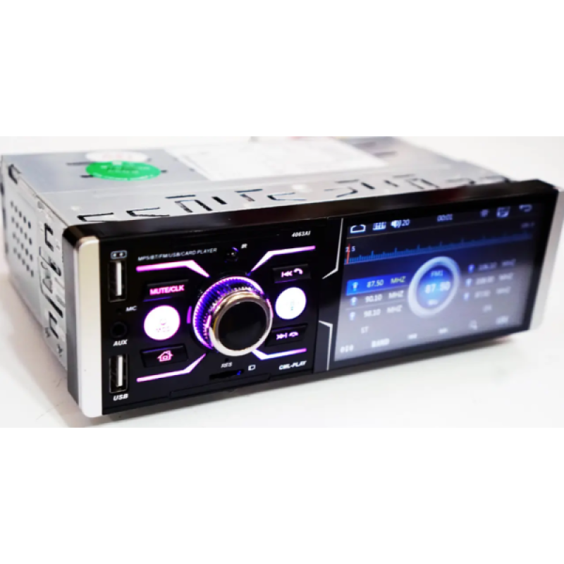 Авторадио за кола,MirrorLink MP5-II 4063AI,RGB осветление,DIVX,MP3,USB 1 DIN,радио с екран