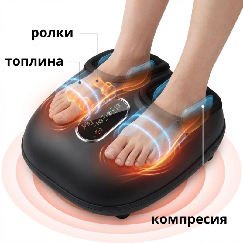 ZENET ZET-761 Масажор за крака – Шиацу, ролки, топлина